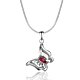 Butterfly Pendant in Sterling Silver with Cubic Zirconia
