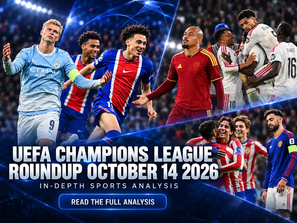 UEFA Champions League Roundup October 14 2026 Soccer article thumbnail