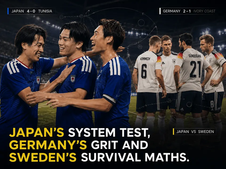 Japan’s System Test, Germany’s Grit and Sweden’s Survival Maths Soccer article thumbnail