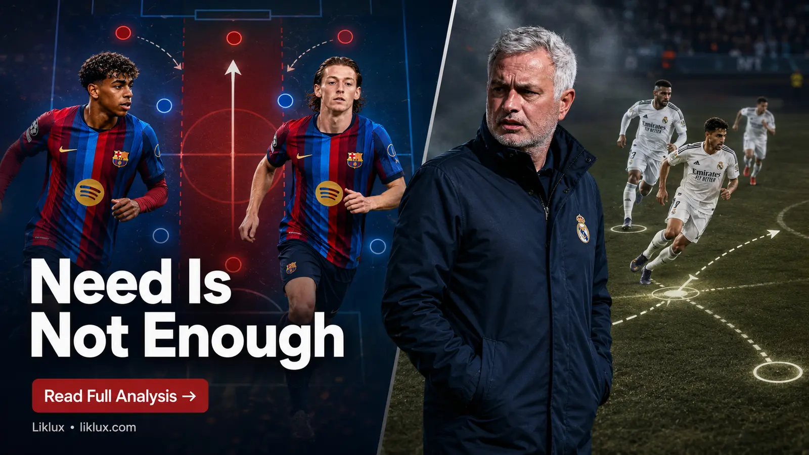 Barcelona’s Striker Question and Mourinho’s Real Madrid: Why Need, Fit and Control Are Not the Same - Soccer feature image