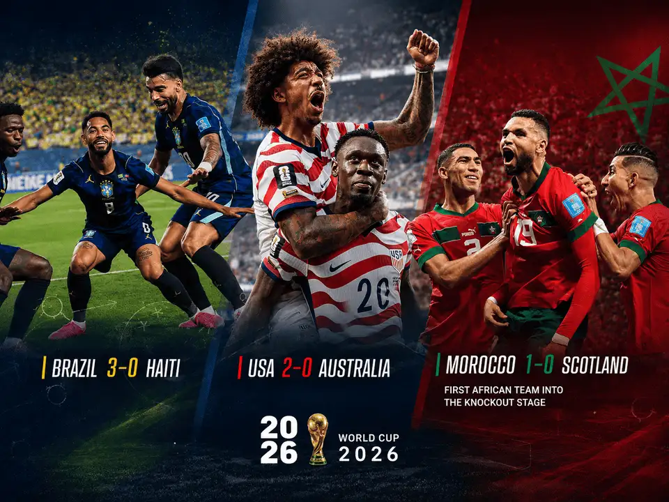 World Cup Group Stage Lessons: Almirón Red Card, Brazil’s Vinícius Spark and Scotland’s for Caution Soccer article thumbnail