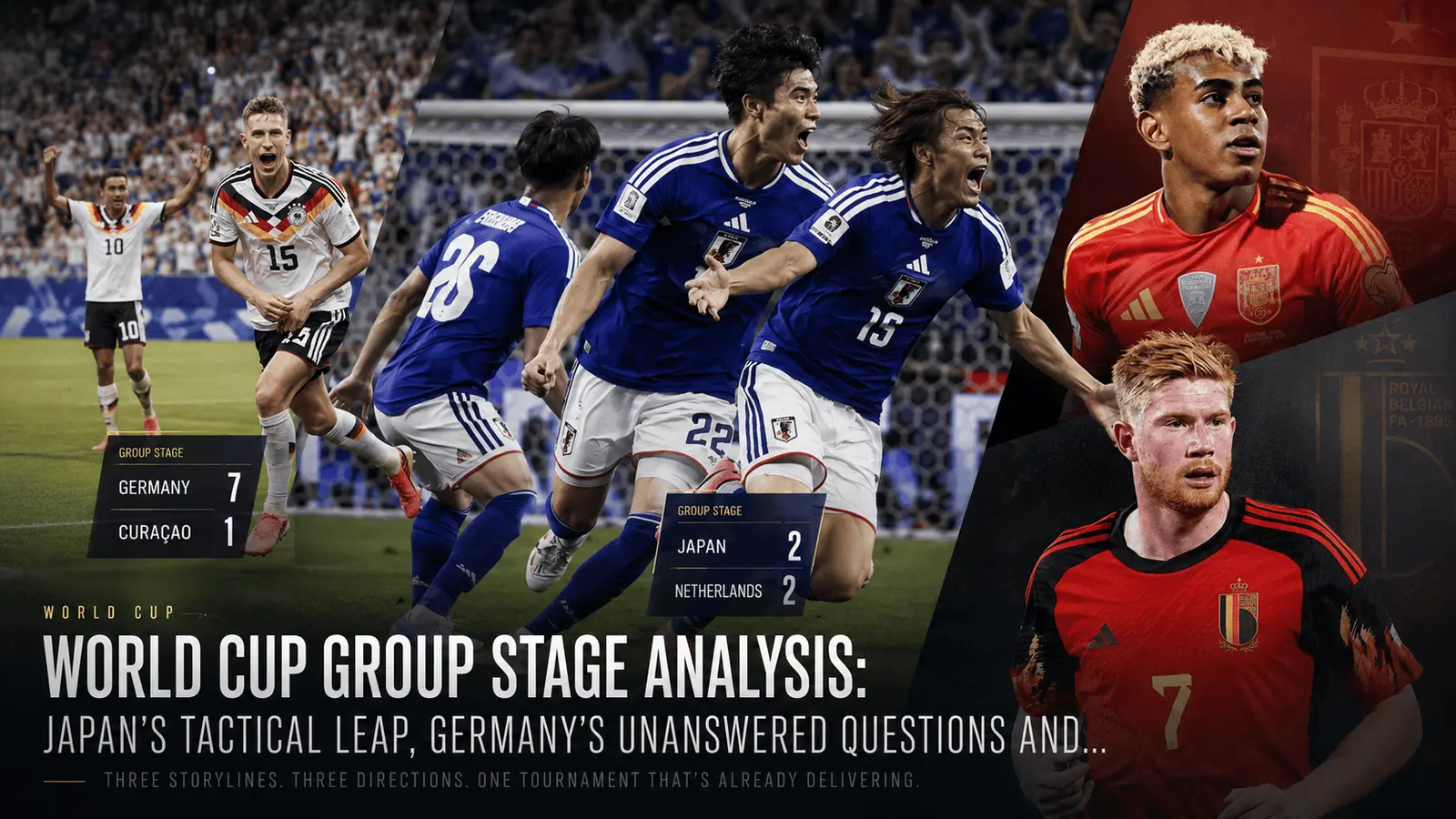 World Cup Group Stage Analysis: Japan’s Tactical Leap, Germany’s Unanswered Questions... Soccer feature image
