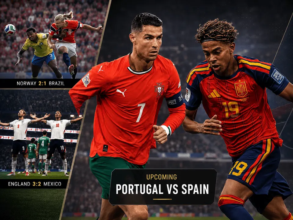 World Cup Knockout Analysis: Brazil’s Fall, England’s Shift and Portugal vs Spain Preview Soccer article thumbnail