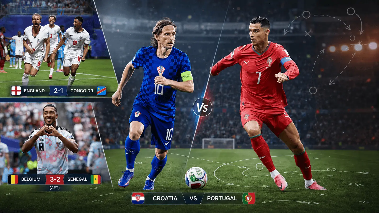 World Cup Knockout Analysis: Portugal, Spain, England and Belgium Face Different Pressure Soccer feature image