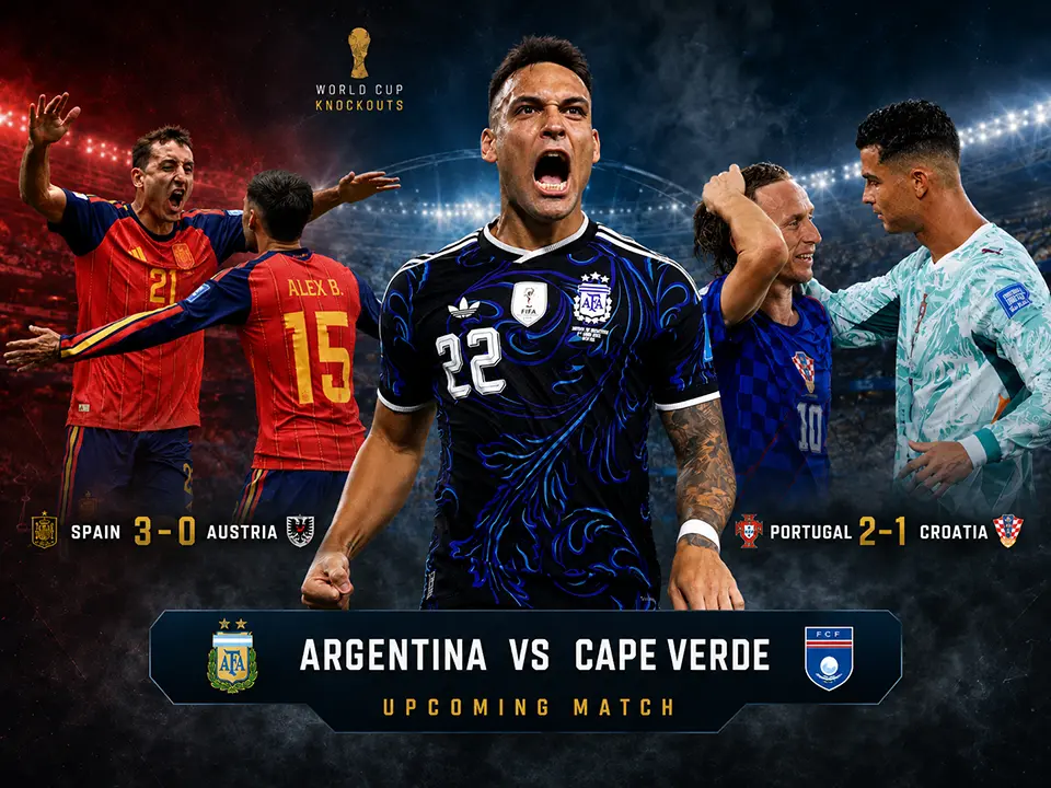 World Cup Knockout Preview and Review: Argentina, Egypt, Spain, Portugal and the Tactical Foresee Soccer article thumbnail