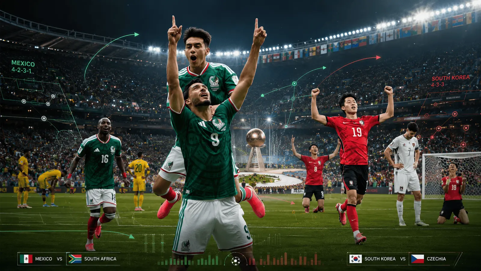 World Cup Opening Analysis: Mexico’s Structure, South Korea’s Warning Signs and the... Soccer feature image