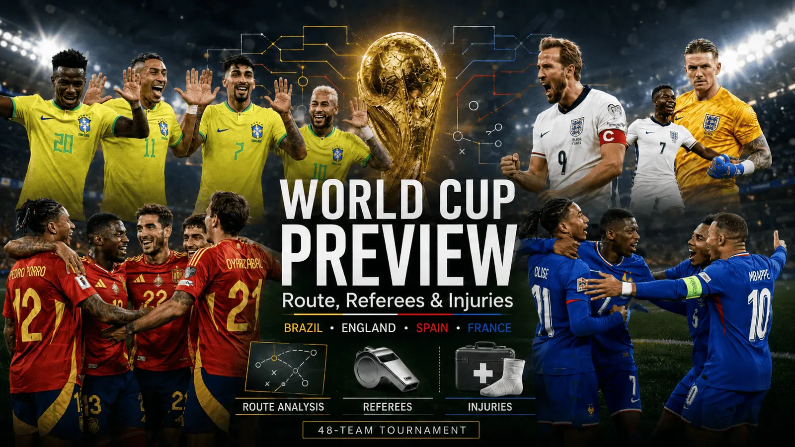 World Cup Preview: Why Route, Referees and Injuries May Matter as Much as Talent Soccer feature image