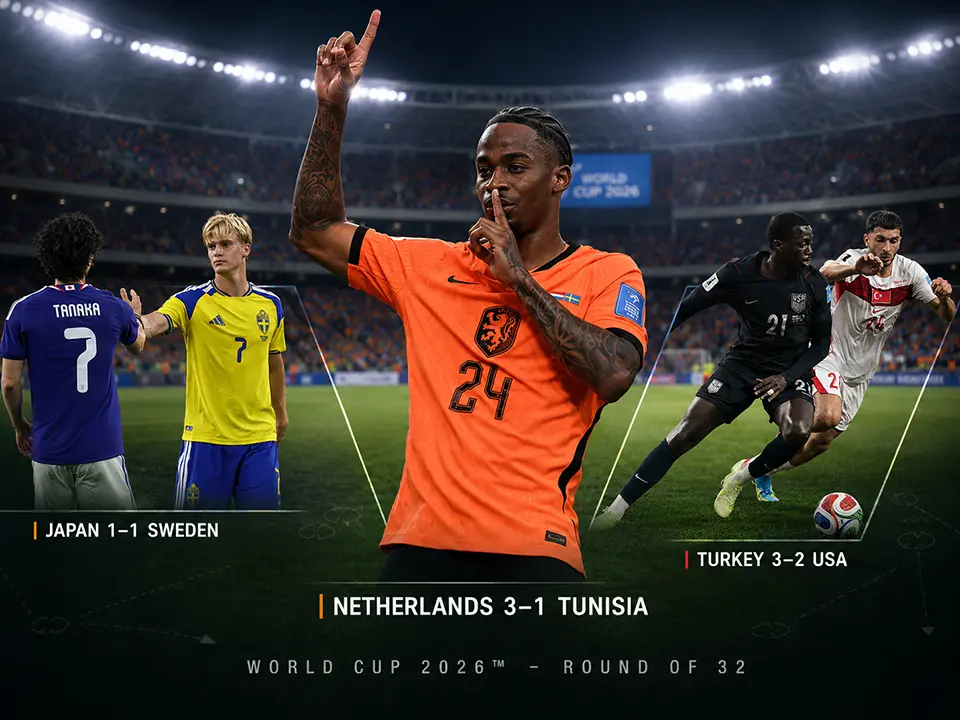 World Cup Round of 32 Preview: Japan Challenge Brazil as USA, Netherlands and Germany are Facing Formidable Opponents Soccer article thumbnail