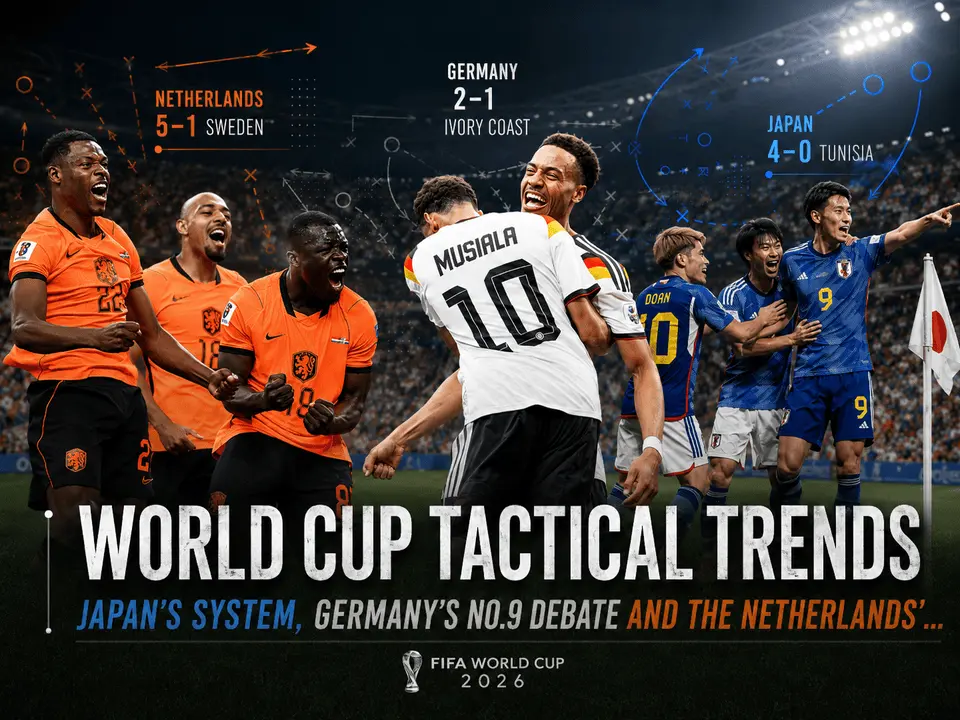 World Cup Tactical Trends: Japan’s System, Germany’s No.9 Debate and the Netherlands’ Control Soccer article thumbnail