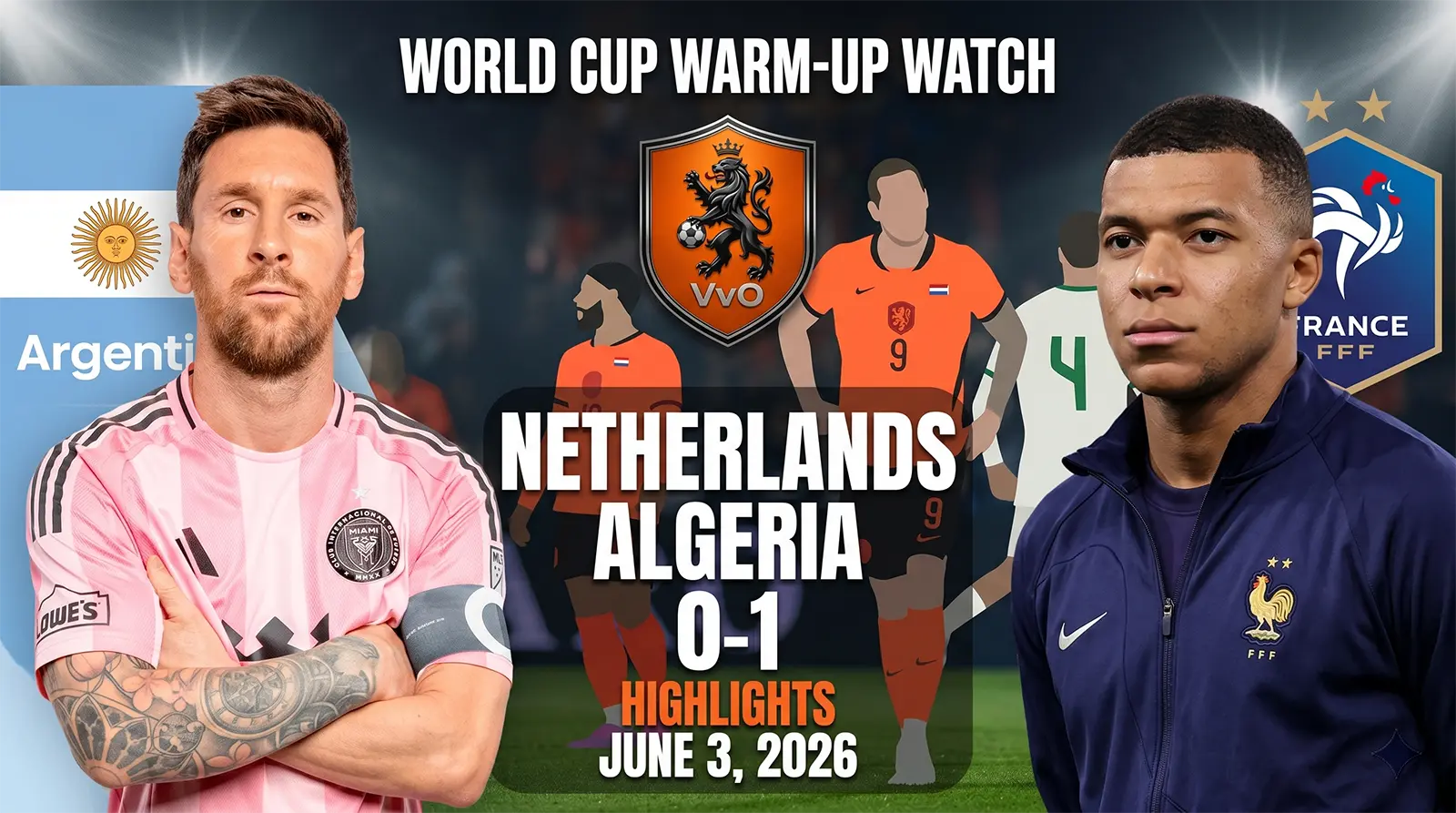 World Cup Warm Up Watch: Netherlands’ Finishing Problem, Algeria’s Statement and... Soccer feature image