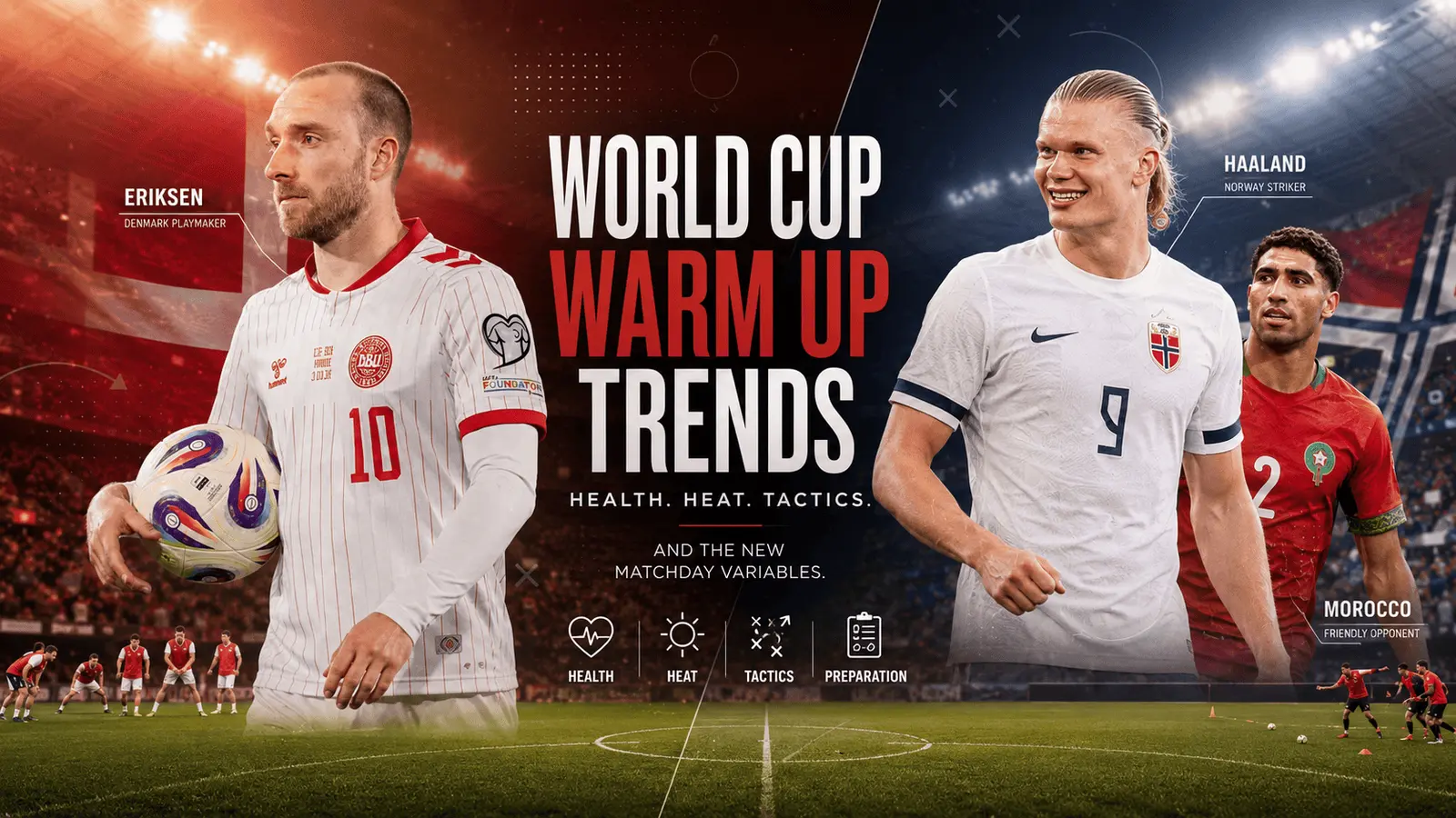 World Cup Warm Up Trends: Health, Heat, Tactics and the New Matchday Variables Soccer feature image