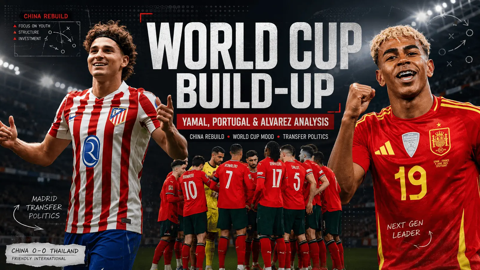 World Cup Build Up, China’s Rebuild and Madrid Transfer Politics: Football Trends to Watch Soccer feature image