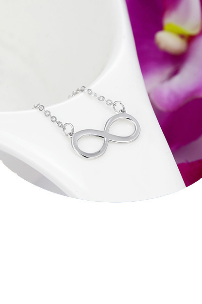 sterling silver necklace in real life scene